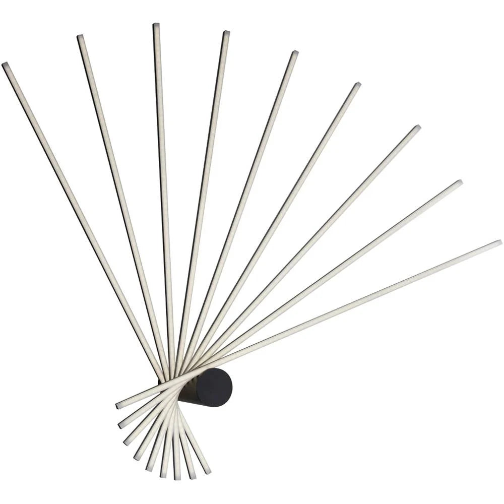 SHANGHAI BLACK LED CEILING LAMP 66W 9450LM 3000K 120X100X25CM
